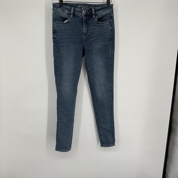 American Eagle Women's Jeans High Rise Jegging Super Stretch Size 4 - Picture 1 of 6